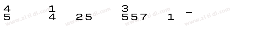 SportNumbers Regular字体转换